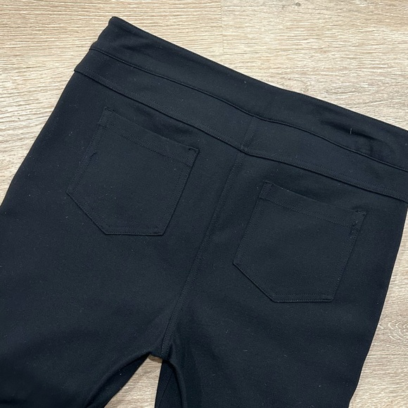 NWOT Athleta Black Zipper Stretch Skinny Pants - Picture 4 of 5